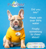 PureWet Plant-Based Biodegradable Extra Large Dog & Cat Wipes, 15 count