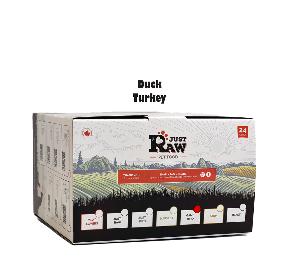 Game Bird Combo Package All Natural Raw Dog Food Just Raw Pet Food