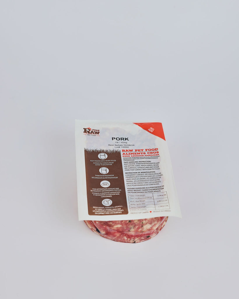 Raw Pet Food Pork All Natural Raw Dog Food Just Raw Pet Food