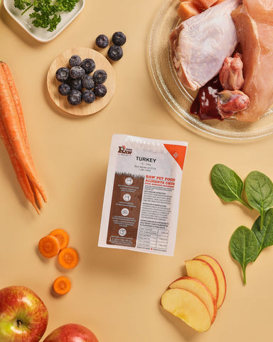 Raw Turkey Dog Food