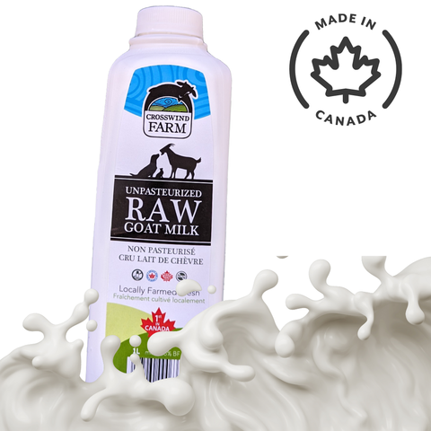 Raw Goat Milk - Crosswind Farm