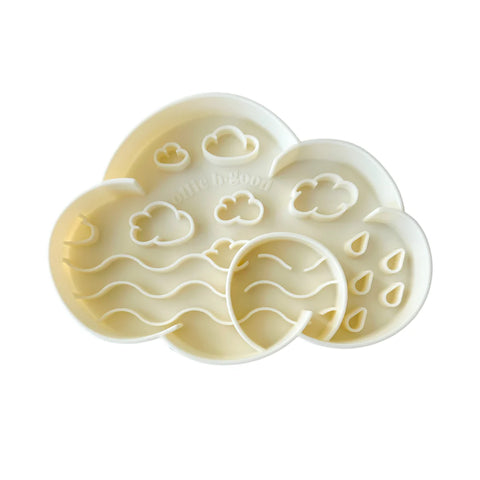 Ollie b. good- Cloud Slow Feeder Bowl - Coconut